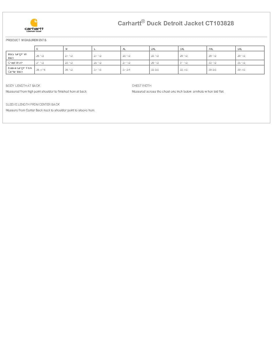 Carhartt® Duck Detroit Jacket