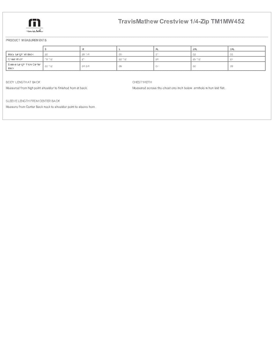 Ladies TravisMathew Crestview 1/4-Zip